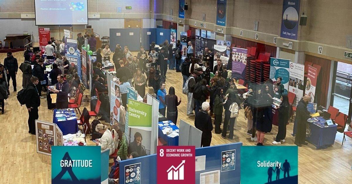 Careers Fair Notre Dame Catholic Sixth Form College Leeds